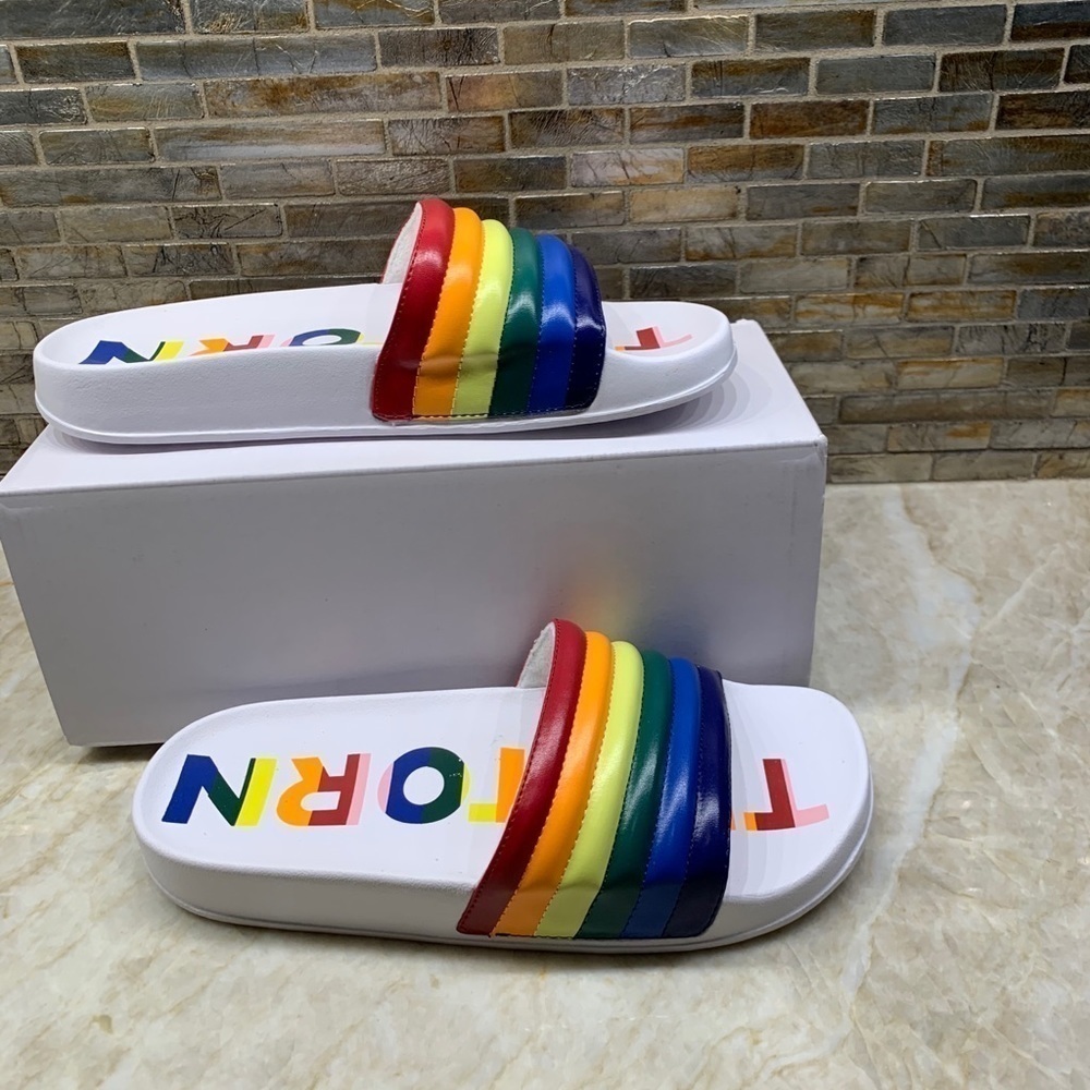 Tretorn Sofia Rainbow Slide Sandal - Picture 5 of 9